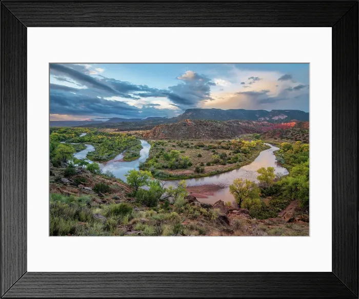 Framed Print : USA, Southwest, New Mexico, Abiquiu, Rio Chama Framed Print : USA, Southwest, New Mexico, Abiquiu, Rio Chama