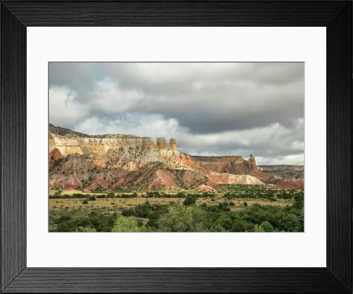 Framed Print : USA, Southwest, New Mexico, Abiquiu, Rio Chama
