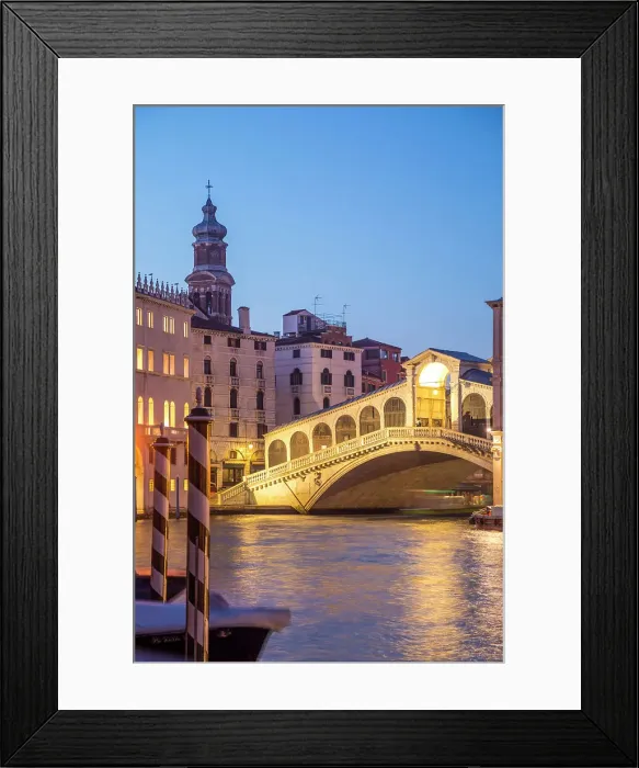Framed Print : Rialto Bridge, Grand Canal, Venice, Veneto, Italy Framed Print : Rialto Bridge, Grand Canal, Venice, Veneto, Italy