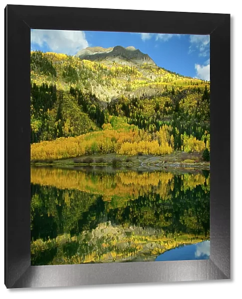 USA, Colorado, Rocky Mountains, San Juan Mountains, Million Dollar Highway, Ouray, Crystal Lake