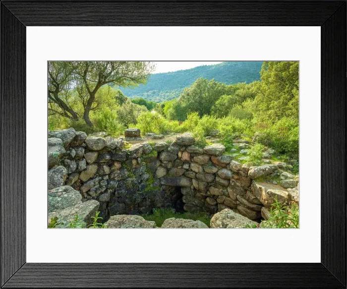 Framed Print : Europe, Italy, Sardinia. A Nuraghe in the Ogliastra near Triei Framed Print : Europe, Italy, Sardinia. A Nuraghe in the Ogliastra near Triei