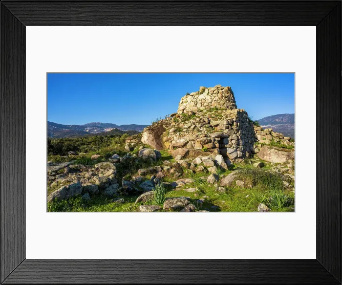 Framed Print : Europe, Italy, Sardinia. The nuraghe Sceri in the Ogliastra Framed Print : Europe, Italy, Sardinia. The nuraghe Sceri in the Ogliastra