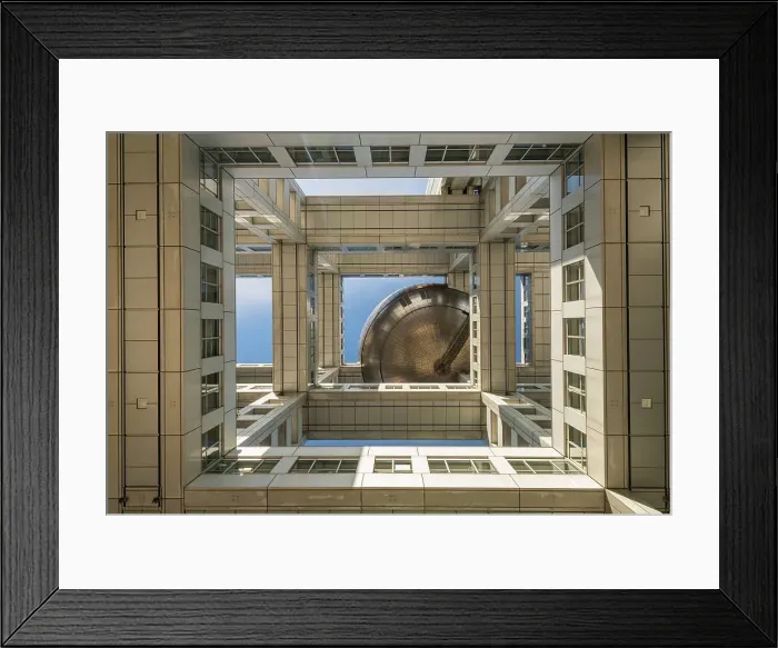 Framed Print : Fuji TV Building Design, Odaiba, Toyko, Japan Framed Print : Fuji TV Building Design, Odaiba, Toyko, Japan