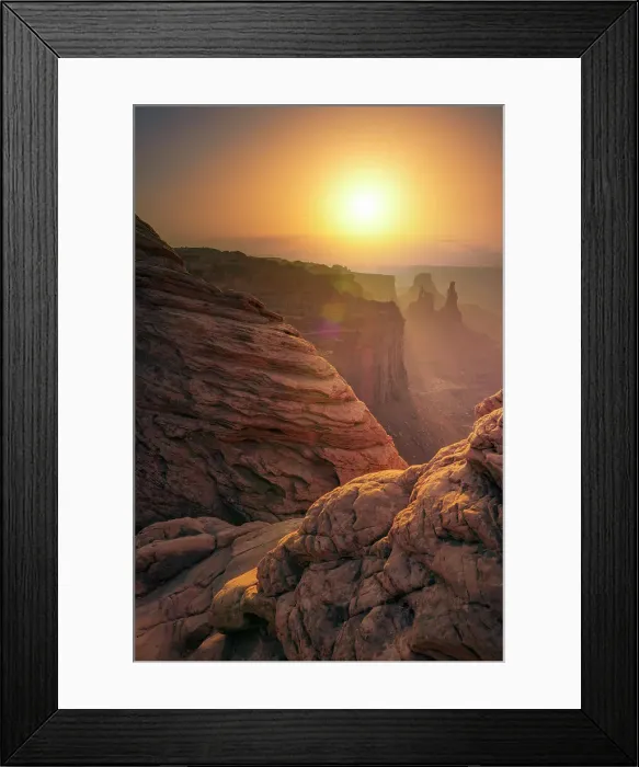 Framed Print : USa, Utah, sun rising in Canyonlands National Park Framed Print : USa, Utah, sun rising in Canyonlands National Park