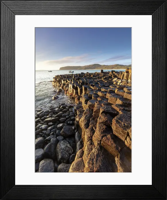 Framed Print : Vietnam, Phu Yen, Ghenh Da Dia basalt rocks Framed Print : Vietnam, Phu Yen, Ghenh Da Dia basalt rocks