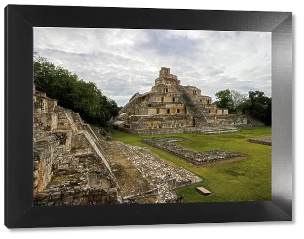 The Great Temple, Edzna, Yucatan peninsula, Mexico