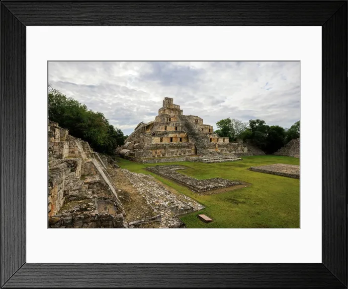 Framed Print : The Great Temple, Edzna, Yucatan peninsula, Mexico Framed Print : The Great Temple, Edzna, Yucatan peninsula, Mexico