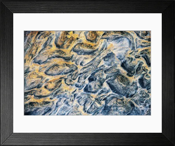 Framed Print : Sand patterns found on a beach in the Lofoten Islands. Norway Framed Print : Sand patterns found on a beach in the Lofoten Islands. Norway
