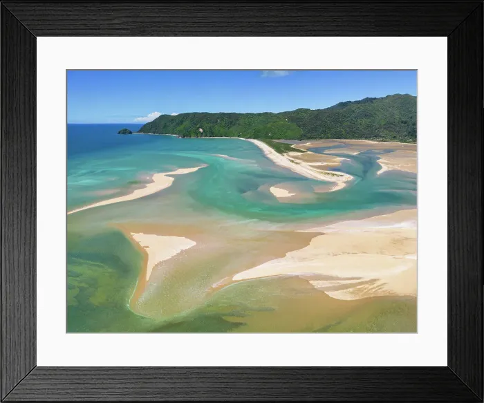 Framed Print : Awaroa Inlet, Abel Tasman National Park, South Island, New Zealand