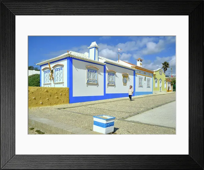 Framed Print : Traditional house at Ericeira, Portugal (MR) Framed Print : Traditional house at Ericeira, Portugal (MR)