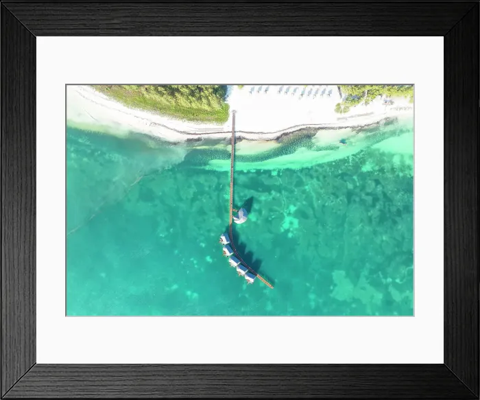 Framed Print : an majestic resort over the blue sea, Zanzibar, Tanzania Framed Print : an majestic resort over the blue sea, Zanzibar, Tanzania