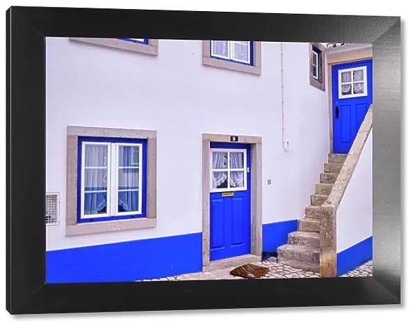 Traditional houses of Ericeira, Portugal