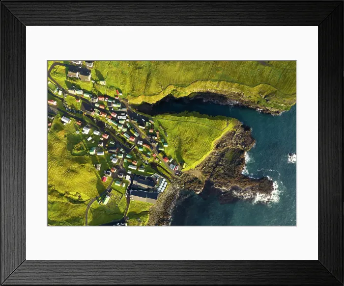 Framed Print : Gjogv during an autumn day, Eysturoy, Faroe Island, Denmark Framed Print : Gjogv during an autumn day, Eysturoy, Faroe Island, Denmark