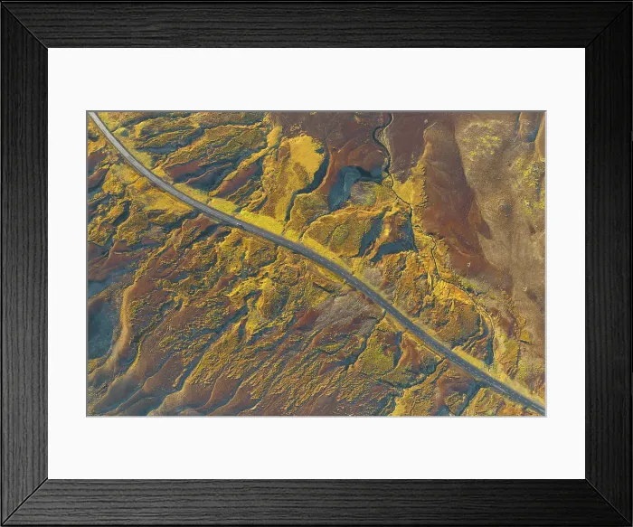 Framed Print : icelandic coloured surface during an autumn day, Iceland Framed Print : icelandic coloured surface during an autumn day, Iceland
