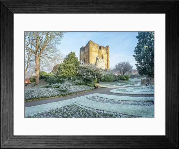 Framed Print : Castle in Guildford, Surrey, England Framed Print : Castle in Guildford, Surrey, England