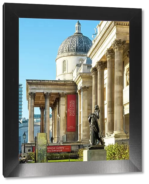 National Gallery, Trafalgar Square, London, England, UK