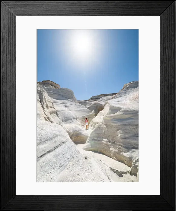 Framed Print : Volcanic rock formations on Sarakiniko Beach (Plaka, Milos Island, Cyclades Islands, Greece) (MR) Framed Print : Volcanic rock formations on Sarakiniko Beach (Plaka, Milos Island, Cyclades Islands, Greece) (MR)