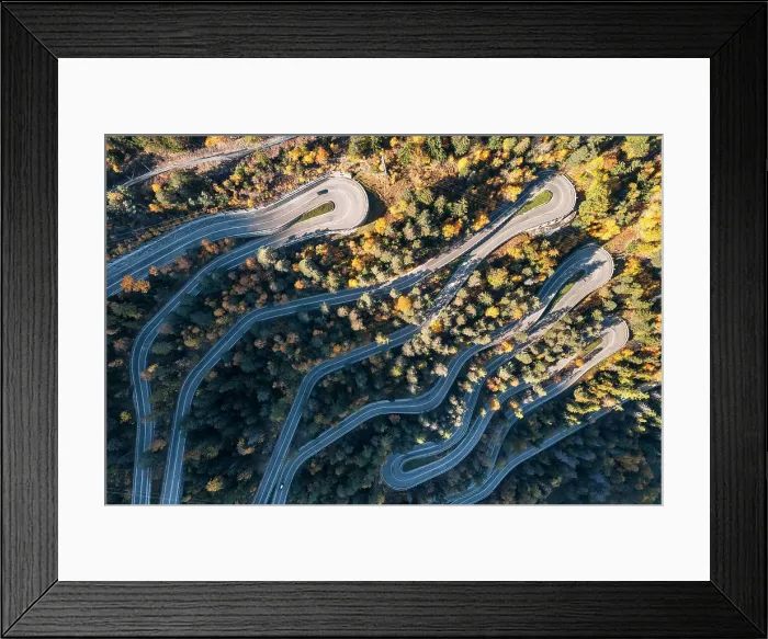Framed Print : The road to La Thuile and The Little Saint Bernard Pass (Pre Saint Didier, Aosta province, Aosta Valley, Italy) Framed Print : The road to La Thuile and The Little Saint Bernard Pass (Pre Saint Didier, Aosta province, Aosta Valley, Italy)