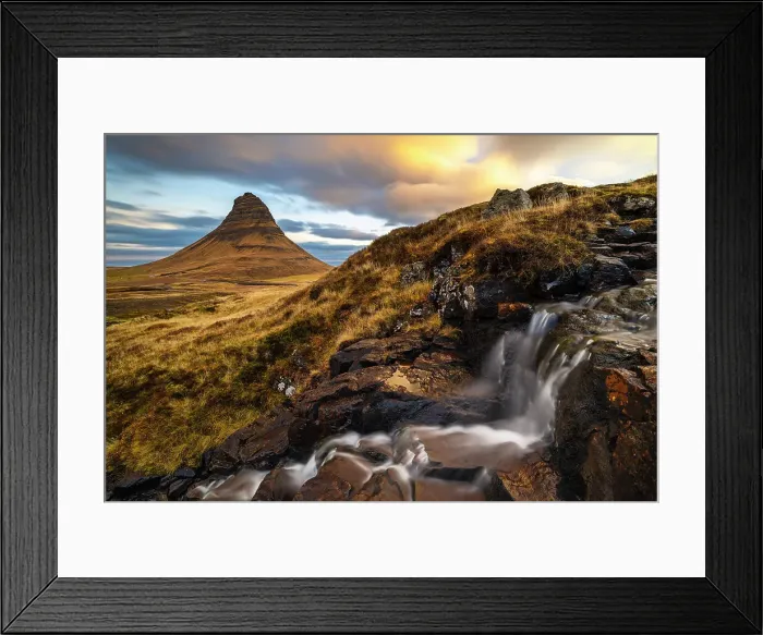 Framed Print : Sunrise at Kirkjufell, Grundarfjorour, Sn√¶fellsnes peninsula, Vesturland region, Iceland Framed Print : Sunrise at Kirkjufell, Grundarfjorour, Sn√¶fellsnes peninsula, Vesturland region, Iceland