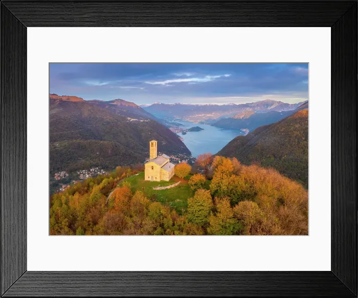 Framed Print : Lake Como viewed from San Zeno hermitage on the top of Intelvi Valley in autumn. Cerano d'Intelvi, Como distric, Lake Como, Lombardy, Italy Framed Print : Lake Como viewed from San Zeno hermitage on the top of Intelvi Valley in autumn. Cerano d'Intelvi, Como distric, Lake Como, Lombardy, Italy