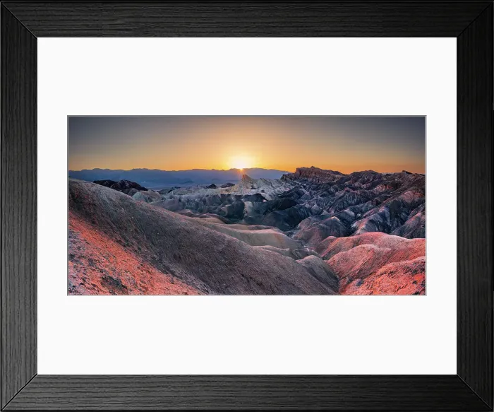 Framed Print : USA, California, Death Valley national park, salt polygons in the Bad Water basin Framed Print : USA, California, Death Valley national park, salt polygons in the Bad Water basin