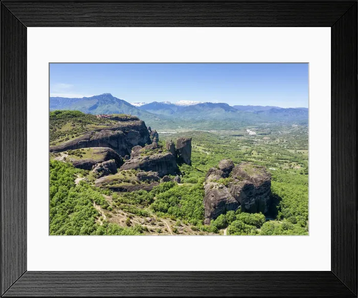 Framed Print : Meteora valley, Meteora, Kalabaka, Tessaglia, Greece Framed Print : Meteora valley, Meteora, Kalabaka, Tessaglia, Greece