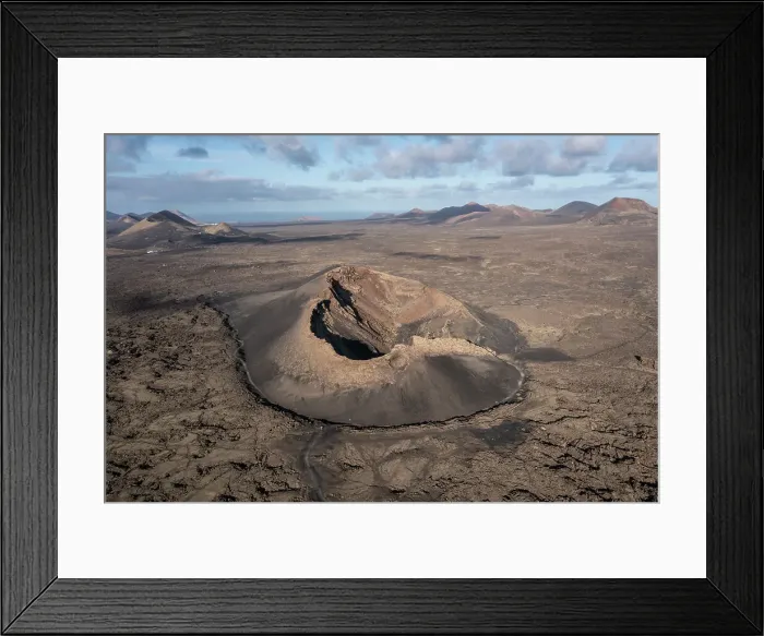 Framed Print : Caldera de Los Cuervos, National Park of Tymanfaya, Lanzarote, Canary Island, Spain Framed Print : Caldera de Los Cuervos, National Park of Tymanfaya, Lanzarote, Canary Island, Spain