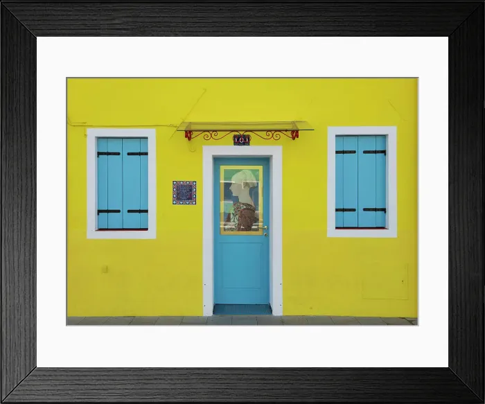 Framed Print : Colourful House, Burano, Venice, Italy Framed Print : Colourful House, Burano, Venice, Italy