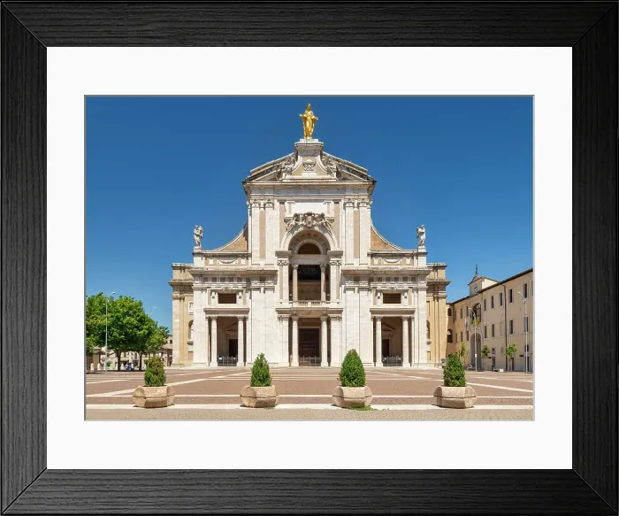 Framed Print : Basilica di Santa Maria degli Angeli, Assisi, Umbria, Italy