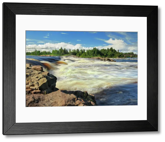 Framed Print : Chutes a Michel. Riviere Ashuapmushuan, Quebec, Canada Framed Print : Chutes a Michel. Riviere Ashuapmushuan, Quebec, Canada