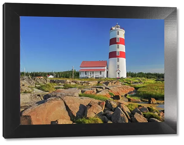Pointe-des-Monts lighthouse Municipalite de Baie-Trinite, Quebec, Canada