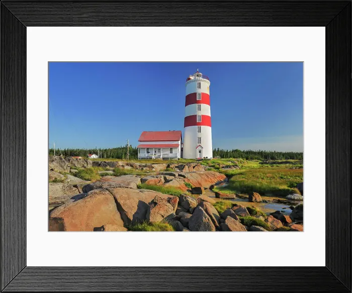 Framed Print : Pointe-des-Monts lighthouse Municipalite de Baie-Trinite, Quebec, Canada Framed Print : Pointe-des-Monts lighthouse Municipalite de Baie-Trinite, Quebec, Canada