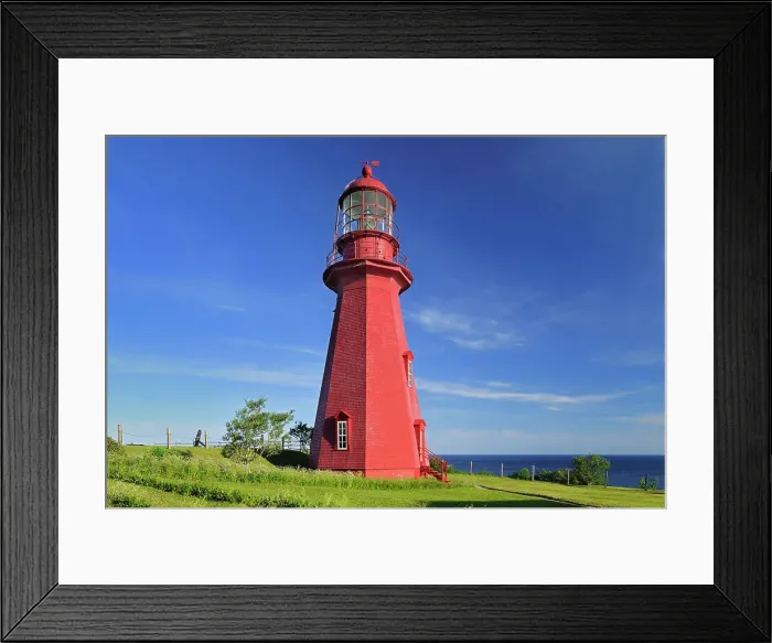Framed Print : La Martre Lighthouse. Gaspe Peninsula La Martre, Quebec, Canada Framed Print : La Martre Lighthouse. Gaspe Peninsula La Martre, Quebec, Canada
