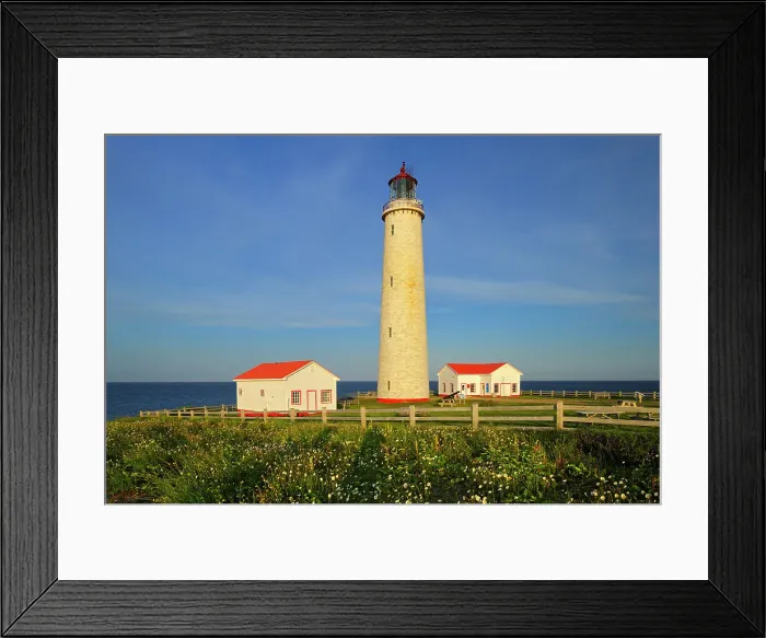 Framed Print : One of Canada's tallest lighthouses on rugged cliffs at the entrance of the Gulf of St. Lawrence Framed Print : One of Canada's tallest lighthouses on rugged cliffs at the entrance of the Gulf of St. Lawrence