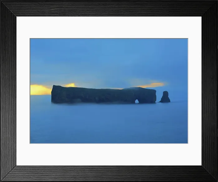 Framed Print : Rocher perce (Perce Rock) in Atlantic Ocean Perce, Quebec, Canada Framed Print : Rocher perce (Perce Rock) in Atlantic Ocean Perce, Quebec, Canada