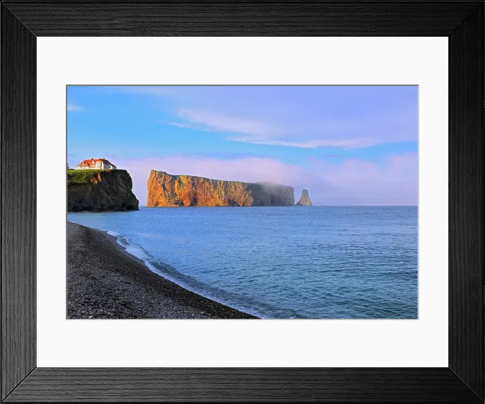Framed Print : Perce Rock or Le Rocher Perce in the Atlantic Ocean Perce, Quebec, Canada Framed Print : Perce Rock or Le Rocher Perce in the Atlantic Ocean Perce, Quebec, Canada