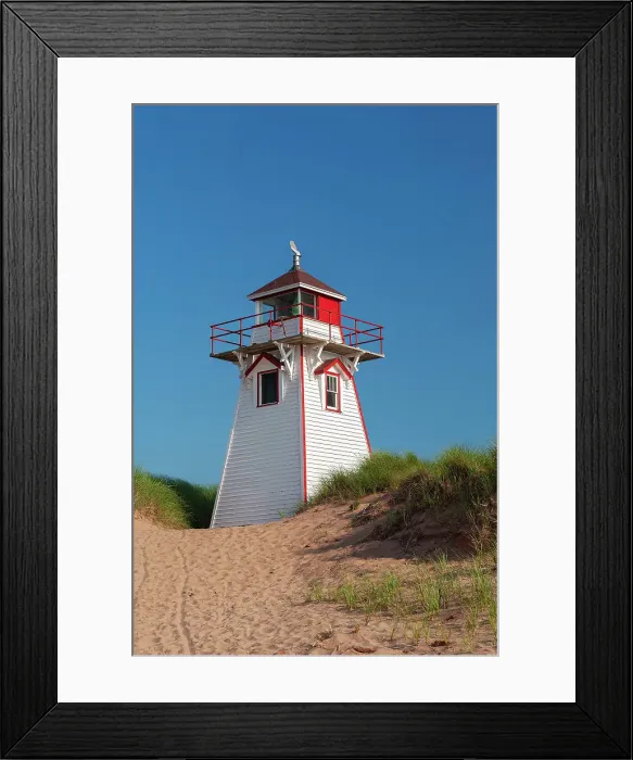 Framed Print : Covehead Harbour Lighthouse in Covehead. Prince Edward Island National Park, Prince Edward Island, Canada Framed Print : Covehead Harbour Lighthouse in Covehead. Prince Edward Island National Park, Prince Edward Island, Canada