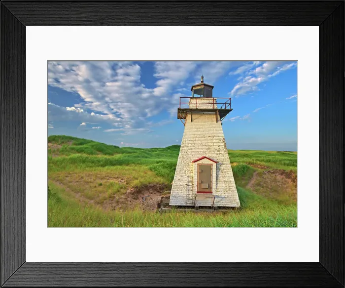 Framed Print : St. Peters Harbour Lighthouse St. Peters Harbour, Prince Edward Island, Canada