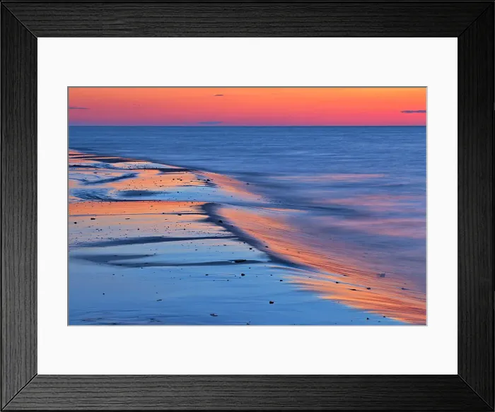 Framed Print : sandy shoreline along the Gulf of St. Lawrence at dusk Cable Head, Prince Edward Island, Canada Framed Print : sandy shoreline along the Gulf of St. Lawrence at dusk Cable Head, Prince Edward Island, Canada