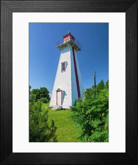 Framed Print : Rear Georgetown Range Light in Georgetown Harbour Lower Montague, Prince Edward Island, Canada Framed Print : Rear Georgetown Range Light in Georgetown Harbour Lower Montague, Prince Edward Island, Canada