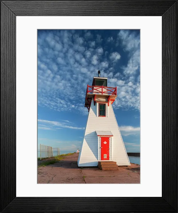 Framed Print : Woods Island Range Light Woods Island, Prince Edward Island, Canada Framed Print : Woods Island Range Light Woods Island, Prince Edward Island, Canada