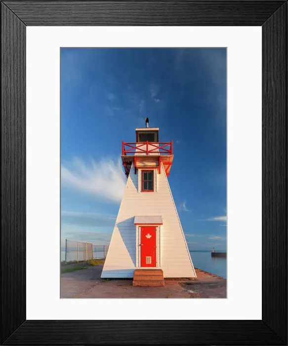 Framed Print : Woods Island Range Light Woods Island, Prince Edward Island, Canada Framed Print : Woods Island Range Light Woods Island, Prince Edward Island, Canada