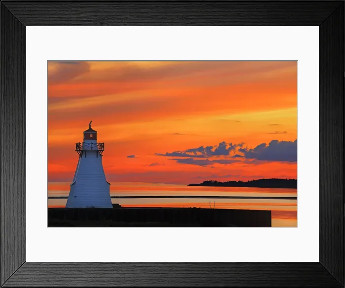 Framed Print : Woods Island Range Light at sunset. Wood Islands. Prince Edward Island Wood Islands, Prince Edward Island, Canada Framed Print : Woods Island Range Light at sunset. Wood Islands. Prince Edward Island Wood Islands, Prince Edward Island, Canada