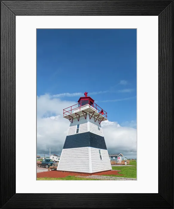 Framed Print : Big Tignish (or Judes Point) Lighthouse on Tignish Shore Fisherman's Provincial Park, Prince Edward Island, Canada Framed Print : Big Tignish (or Judes Point) Lighthouse on Tignish Shore Fisherman's Provincial Park, Prince Edward Island, Canada