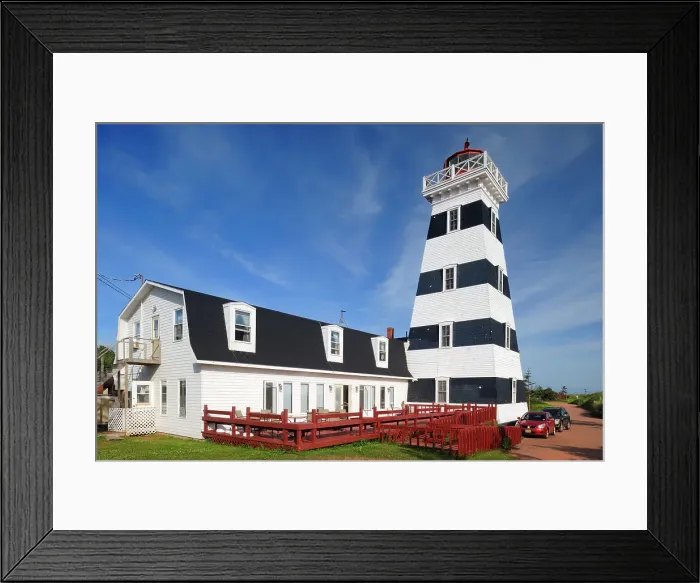 Framed Print : West Point Lighthouse West Cape Prince Edward Island Canada Framed Print : West Point Lighthouse West Cape Prince Edward Island Canada