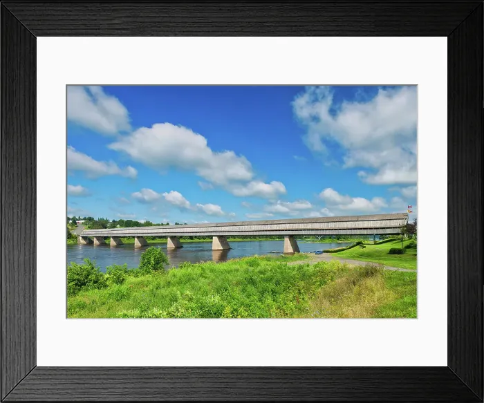 Framed Print : Hartland covered bridge- World's longest, Hartland, NB, Canada Hartland NB Canada Framed Print : Hartland covered bridge- World's longest, Hartland, NB, Canada Hartland NB Canada