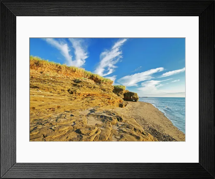 Framed Print : Shoreline of Northumberland Strait, Cap-Lumiere, New Brunswick, Canada Framed Print : Shoreline of Northumberland Strait, Cap-Lumiere, New Brunswick, Canada