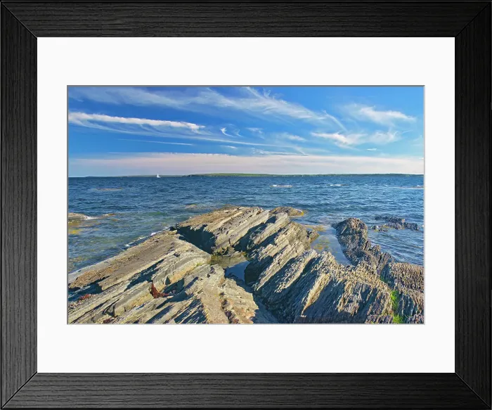 Framed Print : Rocky landscape on the Atlantic Ocean, Blue Rocks, Nova Scotia, Canada Framed Print : Rocky landscape on the Atlantic Ocean, Blue Rocks, Nova Scotia, Canada
