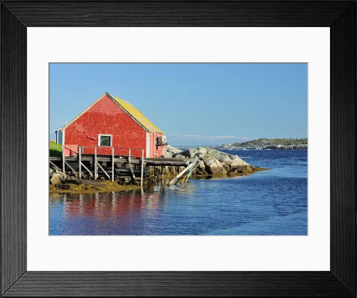 Framed Print : Coastal fishing village on the Atlantic Ocean Peggy's Cove, Nova Scotia, Canada Framed Print : Coastal fishing village on the Atlantic Ocean Peggy's Cove, Nova Scotia, Canada