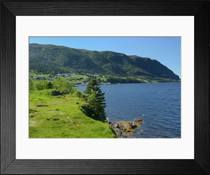 Framed Print : Village of Woody Point and Bonne Bay Gros Morne National Park, Newfoundland & Labrador, Canada Framed Print : Village of Woody Point and Bonne Bay Gros Morne National Park, Newfoundland & Labrador, Canada